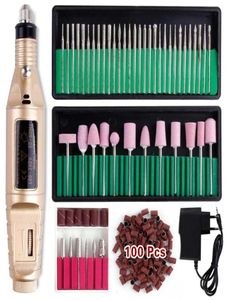 Punti da perforazione per unghie elettrici a macchina per manicure professionale set mulini per chiacchiere per chiodo art slanda gel rimozione taglieria in ceramica1480198