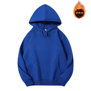 Herrtröjor herr hoodie vinter hösten långärmad pullover solid fleece varm tröja unisex hoody topps sudaderas capucha