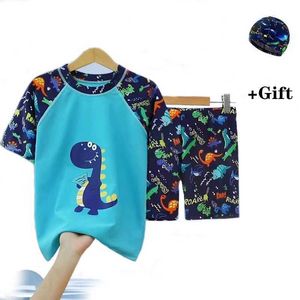 Two-Pieces Women Beach Wear 3-piece cartoon printed childrens swimsuit childrens swimsuit childrens surfing suit childrens beach suit WX5.22