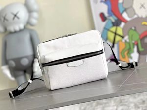 Luxury Purses White Designer Bag Crossbody Mes Bag Duo Messenger Shoulder Bags Mens Card Holder