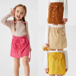 Skirts Skirts Girls polyester half skirt casual and comfortable skirt childrens cute short skirt summer 2024 WX5.21