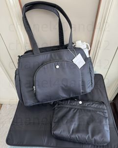Lu Yoga Bag Parent Tote Designer Bag 20L Capacity Crossbody Bag Protective Pad Three-Piece Handväska