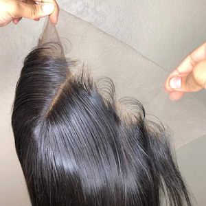 13x4 13x6 Ear to Ear Pre Plucked Lace Frontal Closure Hair Pieces Top Grade 150% Natural Color Peruvian Silky Straight Human Hair Natural Looking Bella Hair Sale
