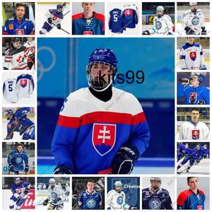 College Hockey Wears Simon Nemec ICE Hockey Jersey Custom Vintage Slovak Extraliga HK Hokejovy Klub Nitra Jersey 2021 IIHF World Championshi