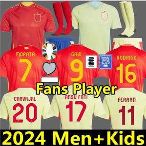 24 EURO EPAINS SOCCER COIRSEYS PEDRI GAVI LAMINE YAMAL MORATA CARVAJAL OLMO ASENSIO FERRAN RODRIGO CUCURELLA