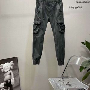 2024 Mens patches de calças de carga vintage designer de bolso de bolso de bolso rastrear a marca de moda leggings long mass esportes