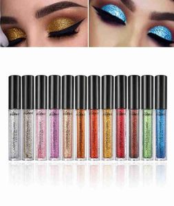 Popfeel Liquid Diamond Spheshadow Perly Metallic Shinning Cream 12 Kolor Glitter Eye Makeup Lips Eyeliner Pigment Festival 5467802