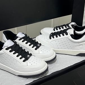 Designer casual skor pendlare skor panda skor avslappnad komfort duk läder sneakers små vita skor klassisk pop