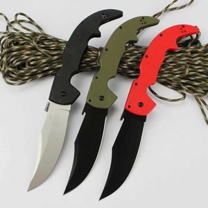 Camping Hunting Knives New Cold Knife 2024 Folding Knife Aus10a Steel Blade Knife Professional Hunting Knife Survival Tool Outdoor Stora Mens Knife Q240522