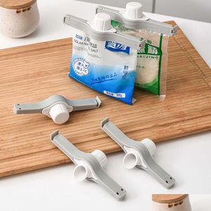 Food Storage Organization Sets Bag Clips Kitchen Sealing Tongs Moisture-Proof Clamp Fresh Kee Clip Pour Drop Delivery Home Garden Ho Dh9N7