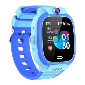 Card Smart Y31 Childrens LBS Chiama Voice Chat SOS IOS Kids Sim Posizione Sim Camera allarme Girls Smartwatch Girls per Android GPS Watch WiFi FixWJ