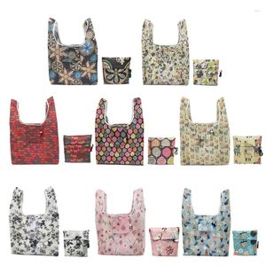 Shopping Bags Reusable Grocery Foldable Large Capacity Storage Bag Multifunction Lightweight