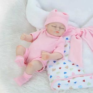 Dolls fofos de 28cm/12 polegadas de vinil de silicone de vinil mina reciclada boneca de bebê - lavável vida - presente perfeito para crianças!S2452307