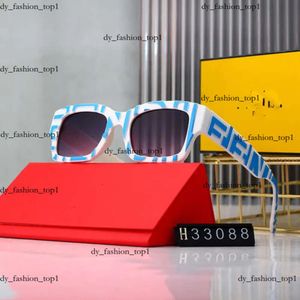 Fendisunglasses Lunette 2024 Novos óculos de sol da moda para homens e mulheres designers de designers Sunglasses de alta qualidade Mulher Óculos de sol Acessórios de tendência dos óculos 144