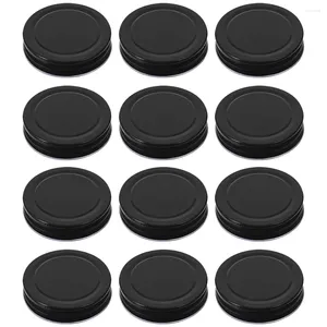 Servis 16 PCS Cup Lid Tätningslock Mason Jar Lids Canning Airtight Burs