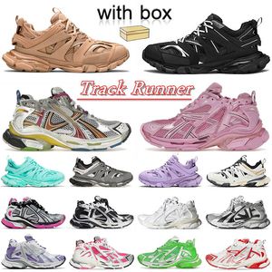 track 3 3.0 track runners 7 7.5 shoes Designer mens women dress shoes platform sneakers paris Transmit Trainers Nylon Tess.s. Gomma loafers With Box 【code ：L】
