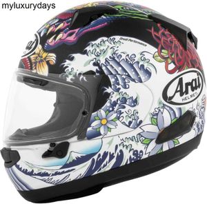 Arai Quantum-x Oriental для взрослых уличных мотоциклетных шлема-черный мороз / 2x-Large Unisex-Adult Мотоциклетный шлем одобрил улово-гоночный шлем с графиком