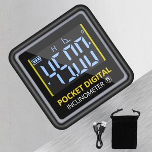 Digital USB Rechargeble Level Box Protractor Angle Finder Level Gauge Bevel Gauge Inclinometer With Magnetic Based Backlight 240523