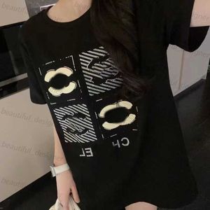 Women's Shirt Designer tees Shirt Advanced version of letter short sleeved t-shirt for female design and casual couple top for and women brand tops