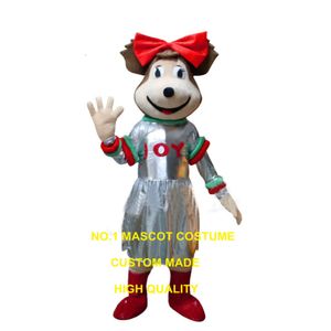 Nowy świąteczny kostium maskotki hurtowo dla dorosłych kobiet anime kreskówka Xmas Bear Carnival Fancy Dress Zestawy 3424 Maskotka