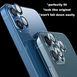 Officiell stil 3D -kameraskyddsfilm för iPhone 15 Pro Max härdat glas för iPhone 11 12 13 14 Plus med Crystal Retail Package Hög kvalitet