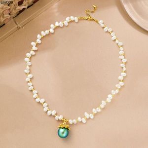 Fashionable Cultured Pearls Fashionable and Natural High-end Feeling Light Luxury Necklace Designers Niche Versatile for Women