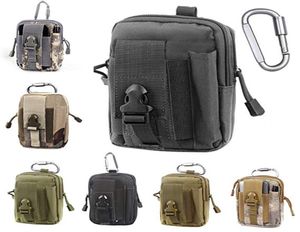 Taktik Molle EDC POUCH COMPACT 1000D Çok Amaçlı Yardımcı Faydalı Gadget Kemer Çantası Cep Telefonu Kılıfı