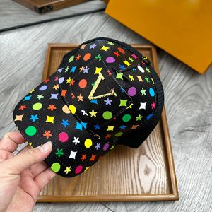 Luxo Caps de impressão colorida Capas de beisebol elegante Designer clássico Mesh Ventilação Mens feminino Chapéu de balde de moda Hip Hop Cap letra Outdoor Sunshat de alta qualidade