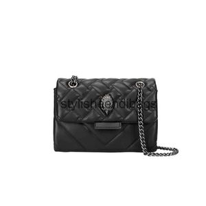 Cross Body Black Kurt Geiger UK Fashion Chain Square Bag 2023 Ny högkvalitativ handväska Womens Designer Luxury Shoulder Messenger H240523