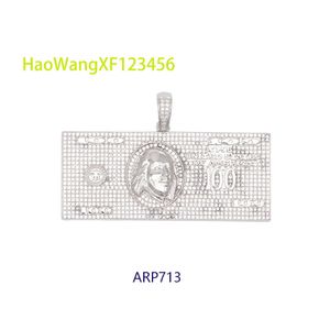 Sedlar grossist billigt 925 Sterling Silver Moissanite Letter Pendant Custom Chain Pendant For Necklace