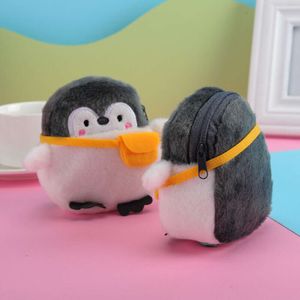 Cartoon Cute Little Penguin Coin Girl Fashion Pendant Keychain Storage Bag Women Zero Wallet Gifts