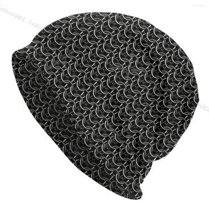 Berets Skullies Feins Chapéus ao ar livre Chainmail Medieval Medieval Fino Caps Hipster Caps Men Mulhe