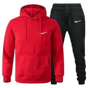 Mäns sportkläder tekniska herres designer sportkläder europeisk amerikansk basket, fotbolls rugby, tvådelar långärmad hoodie, jacka, långa byxor