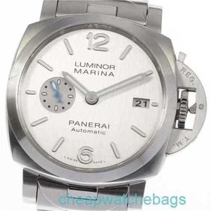 Panerei Luminors lyxiga armbandsur Automatisk rörelse klockor Swiss Made Paneraiss Luminors 1950 PAM00977 Datum Silver Dial Automatic Watch Mens Watch _ 1GII