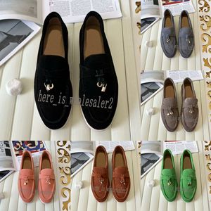 Designer Shoes Casual shoes Dress Shoes man tasman Flat classic loafers low top Luxury suede Designer shoe moccasin slip on career shoes LP shoes