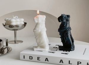 Human Body Venus David Portrait Scented Candle Aromatherapy Ornament Statue Shaped Candles Home Decor9375538