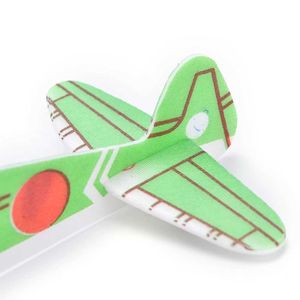 Aircraft Modle 12 piece assembled flap flying childrens DIY flying kite paper airplane model imitating bird airplane toy S2452355