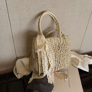 Beautiful handbag, women's casual crossbody shoulder bag, beach vacation, personalized trend, small and fresh portable large capacity bag