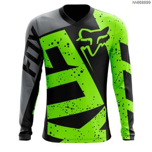 Men's T-shirts Outdoor T-shirts Hot Selling Summer 2023 New Off-road Mountain Bikes Road Bikes Motorcycles Long Sleeved Cycling Clothes T-shirts Quick Drying 6g2y