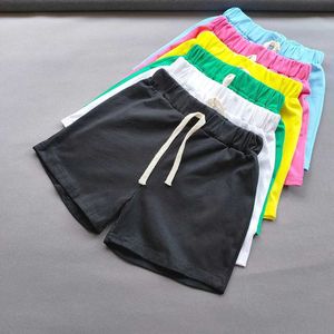 Shorts Shorts Summer girls and boys shorts Korean candy colored sports shorts girls cotton hot pants casual childrens beach shorts WX5.22