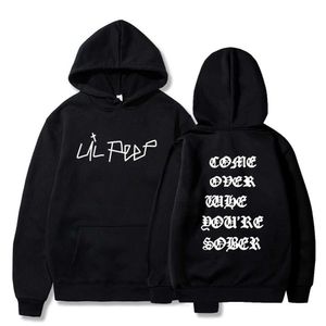 Felpa con cappuccio da uomo Lil Peep Hoodies Love Lil.Peep Mens/Womens Hoodies Pullover Selda da uomo/Womens Sudaderas Piange per bambino Felpa Hoddie Selda Q240522