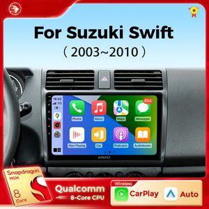 Car dvd Radio Multimedia Player for Suzuki Swift 2003-2010 Carplay Android Auto Radio 4G Navigation GPS RDS DSP 48EQ 2 Din