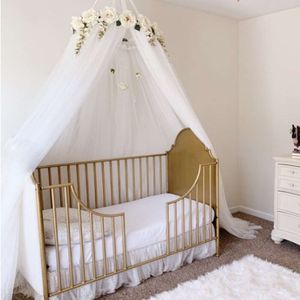 Tenda infantil adorável anel de rosa malha baby mosquito cúpula pendurada na cama decorativa lede fabulosa cortina decoração vibrante