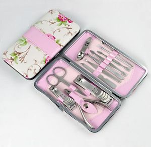 Wholeletwo New Gift Set Nagel Clipper Kit Nagelpflege Set Pediküre Schere Pinzette Messer Ohr Pick Utility Manicure Set Tools8472449