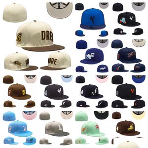 Snapbacks Fitted Hats Baseball Caps Mens Hat Designer All Teams Logo Cotton Embroidery Cap Street Outdoor Sports Sizes Mixed Order Siz Otg9O