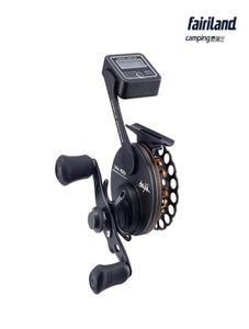 VK60 6BB 261 full metal gear LeftRight hand w line counter raft fishing reel fly ice fish reel Patented Product5109082