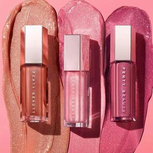 Mulheres brilhantes de 5 cores espelho Pearl Lip Gloss