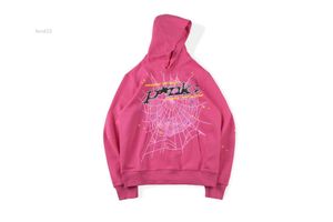 Pink Hoodie Spider 555 Sweater Men Women Sweaters Designer Spider American Hip Hop Pullover Coat Fashion Streetwear Printed Hoody Mens Womens Couples Hoody 3L 62IN