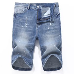 Lila jeans designer denim shorts mäns korta jeans rak hål avslappnad sommar nattklubb blå kvinnor shorts stil lyx lila varumärke jeans amirii jeans 537