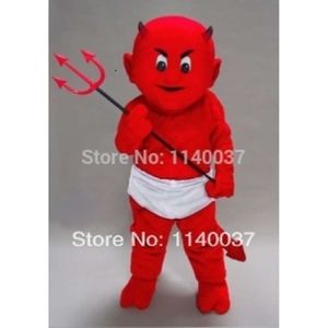 Lil Devil Mascot Custom Cartoon Charact Carnival Costume Fanche Fancy Festume Party Mascot Trajes